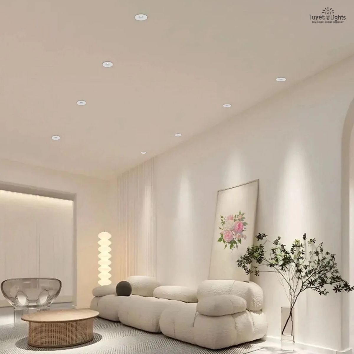 làm nổi bật vật trang trí trong không gian